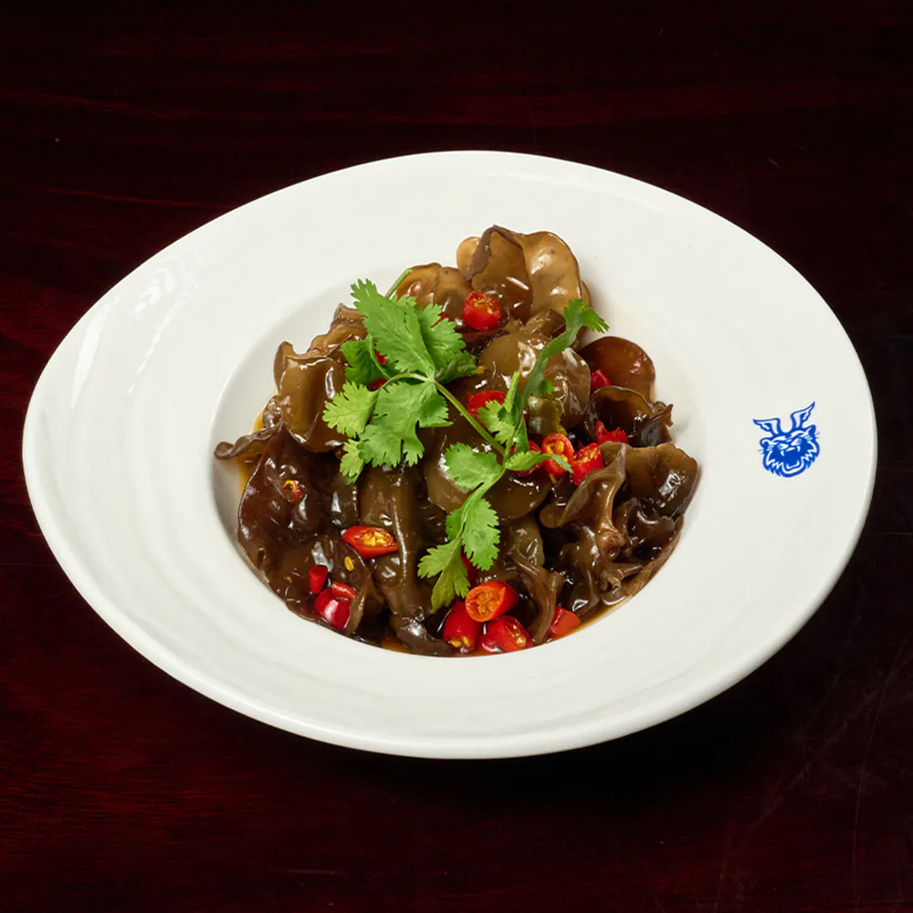 Hot and Sour Woodear Mushroom at 575 Miishien, Chinese Restaurant in Palo Alto
