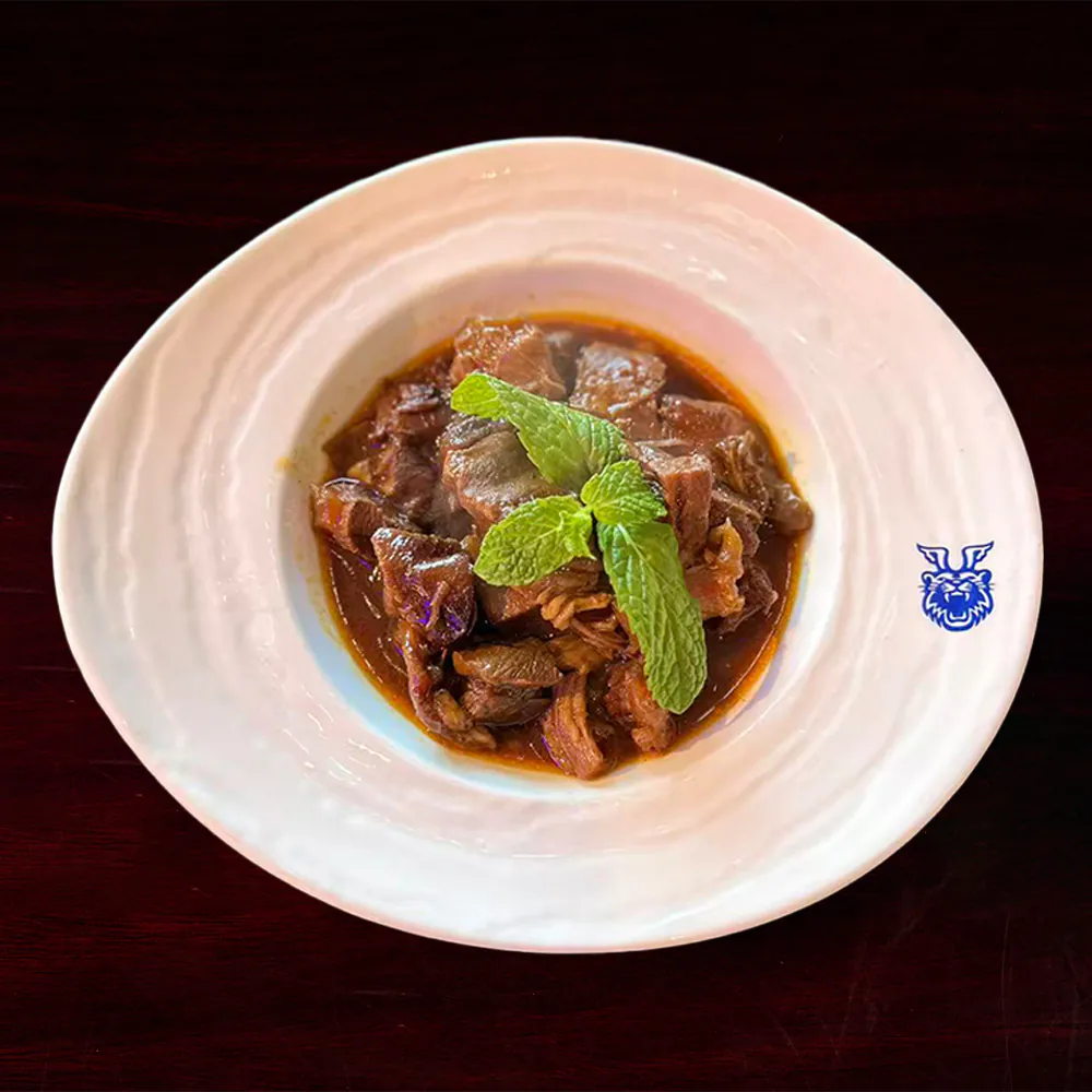 Yunnan Beef with Mint at 575 Miishien, Chinese Restaurant in Palo Alto